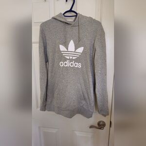 Adidas Trefoil Grey Hoodie (XS)
